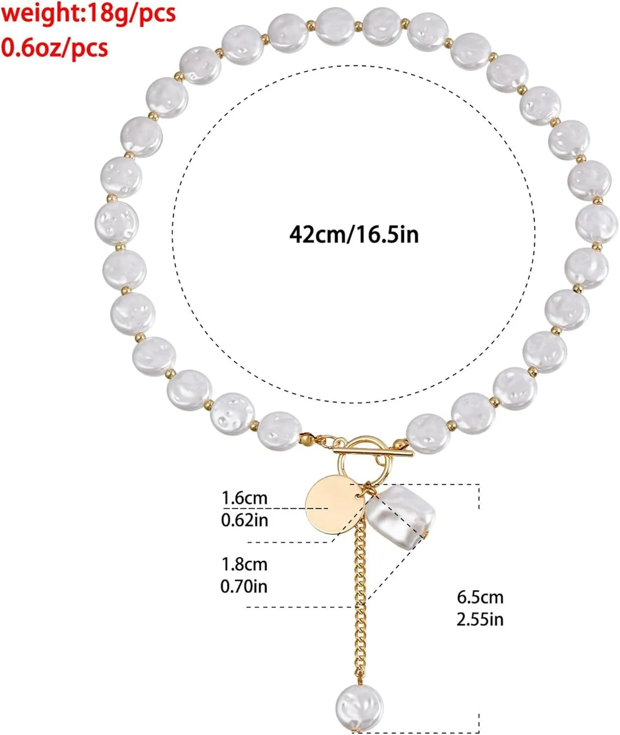 Pearl Necklaces for Women 14k Gold Plated Layered Pearl Necklaces Dainty Pearl Pendant Necklace Freshwater Pearls Choker Necklace Wedding Pearl Necklaces Pearl Jewelry Gifts