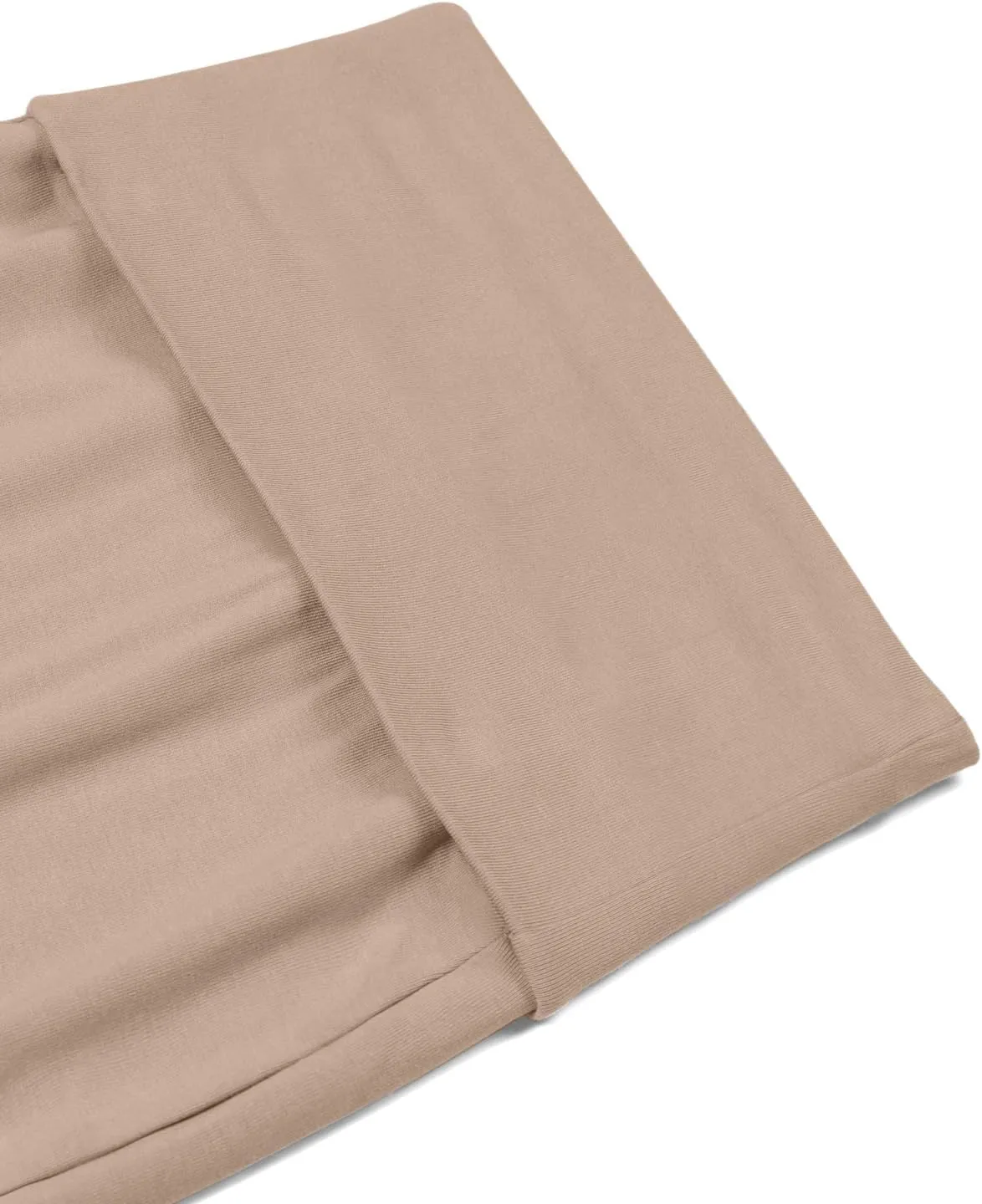 REORIA Women's Sexy Fold Over High Waisted Lounge Long Skirts Elegant Going Out Bodycon Maxi Skirts