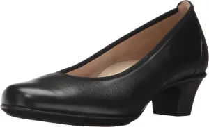 SAS Womens Milano Comfort Pumps Black 9.5 (WW) Double Wide
