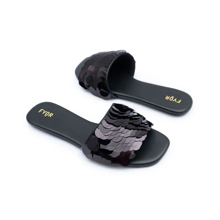 Sequins Slide Sandal BVL 022