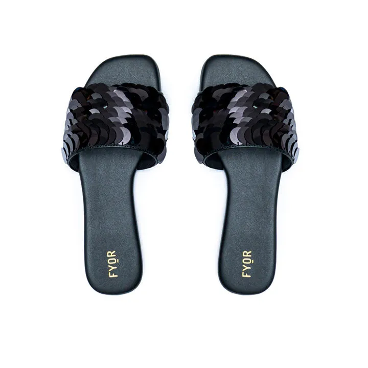 Sequins Slide Sandal BVL 022