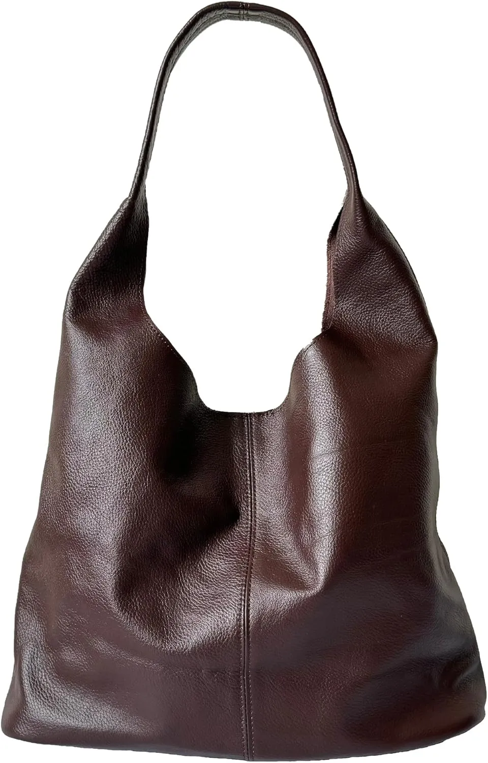Slouchy Tote Bags for Women, Soft Leather Women's Bag, Large Hobo Bag, Simple Underarm Bag, Top Handle Handbag