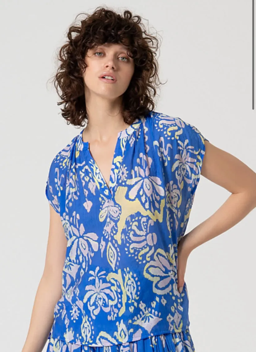 Surkana Blue Blouse