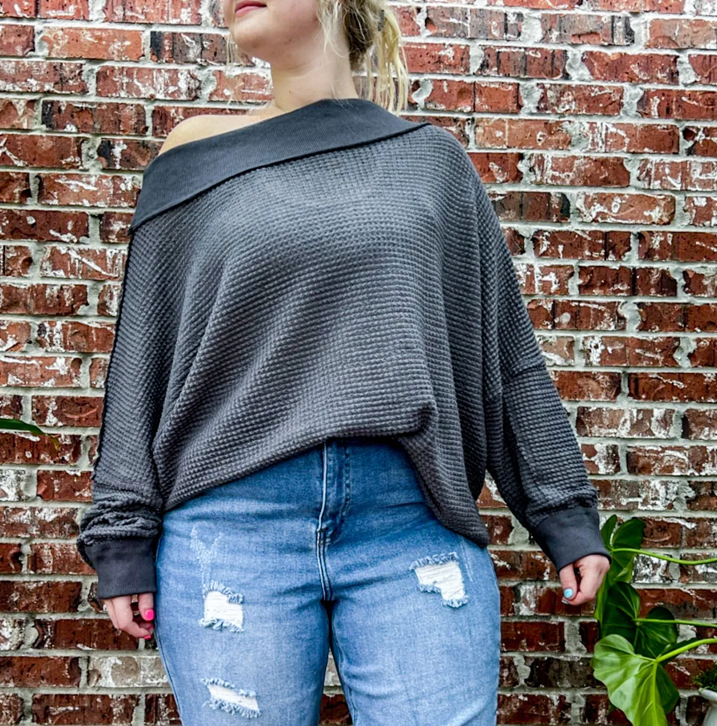The Flirt  Off the Shoulder Top