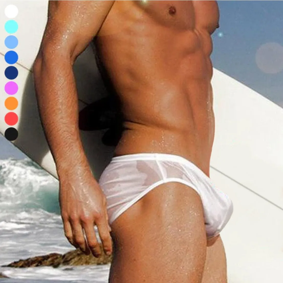 Transparent Swim Briefs