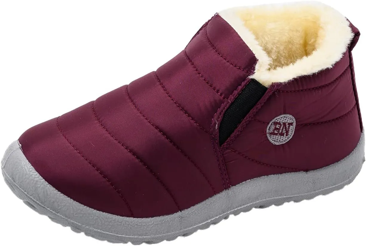 Waterproof Snow Boots for Women Wide Width Snow Boots Waterproof Women Womens Size 12 Wide Snow Boots Womens Hiking Boots Waterproof Lightweight Botas Para El FrO De Mujer