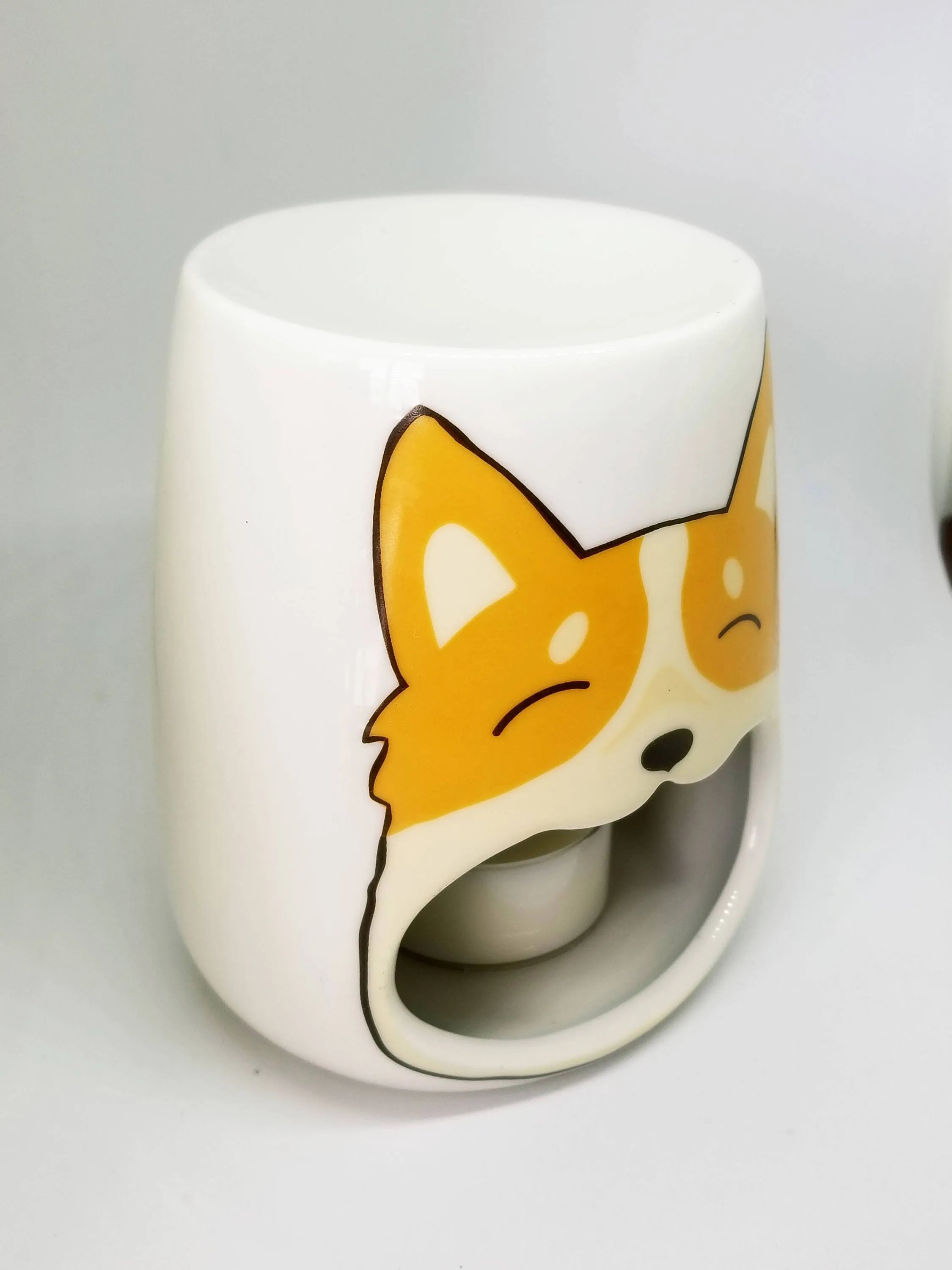 Wax Tea Light Warmer Corgi