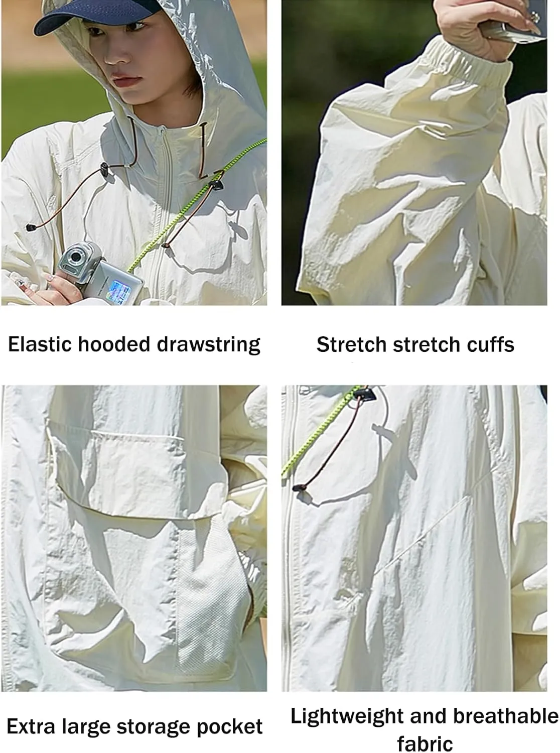 Windbreaker Jacket Women,Water Resistant Mens Lightweight Jackets,Wind Breaker Jackets Mens for Fishing Hiking