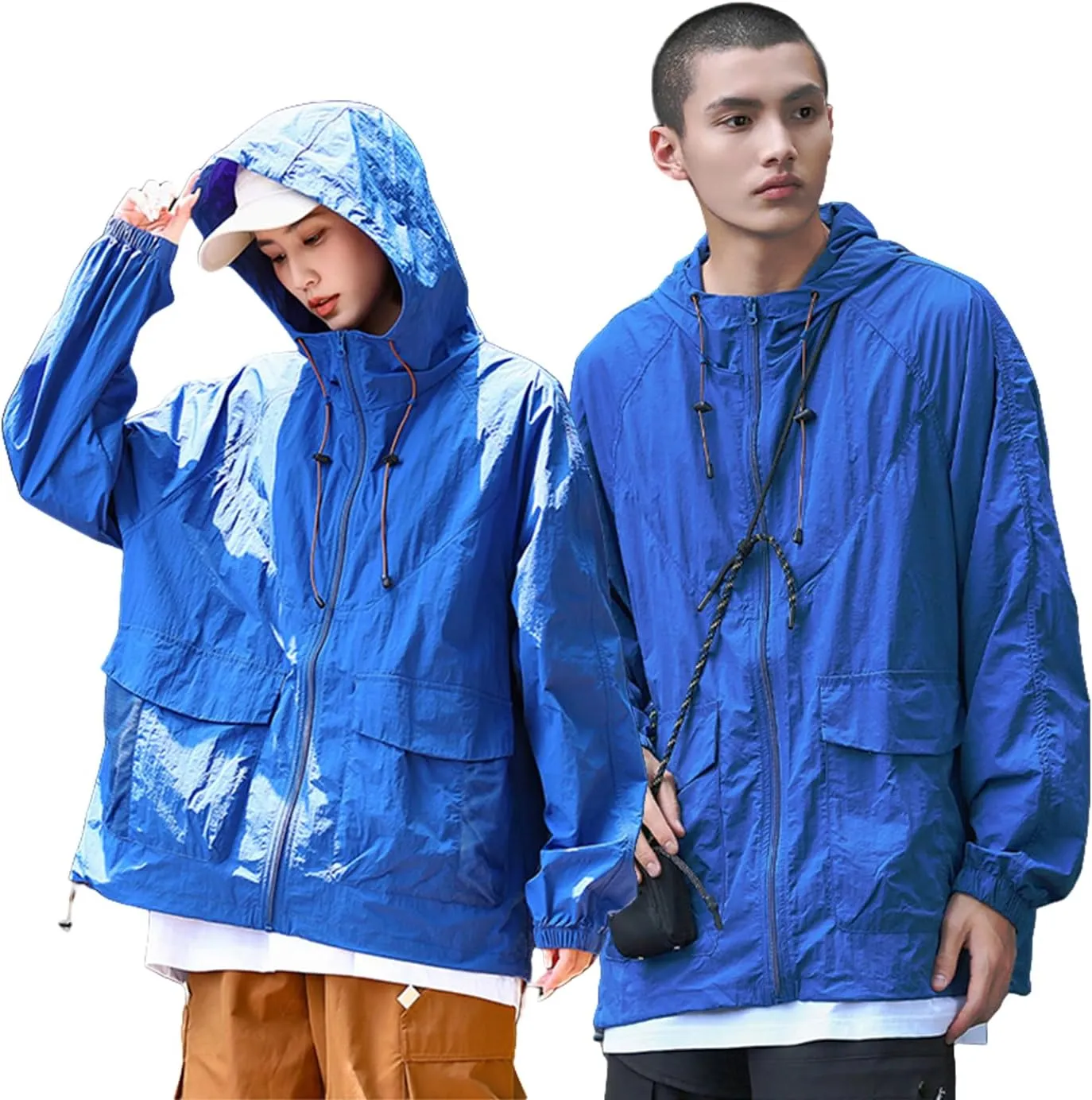 Windbreaker Jacket Women,Water Resistant Mens Lightweight Jackets,Wind Breaker Jackets Mens for Fishing Hiking