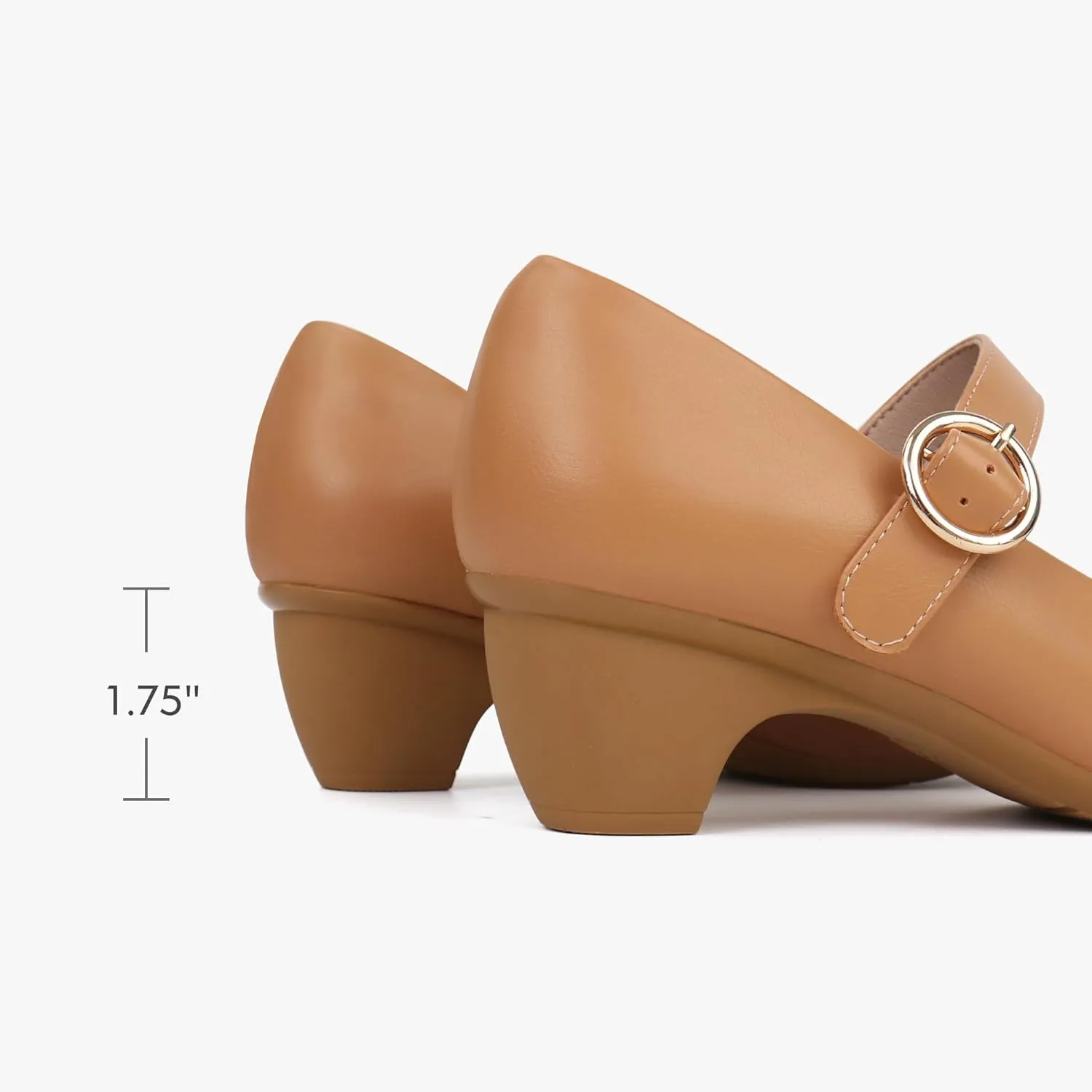 Women Mary Janes Pumps Chunky Shoes Dress Shoes