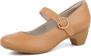 Women Mary Janes Pumps Chunky Shoes Dress Shoes