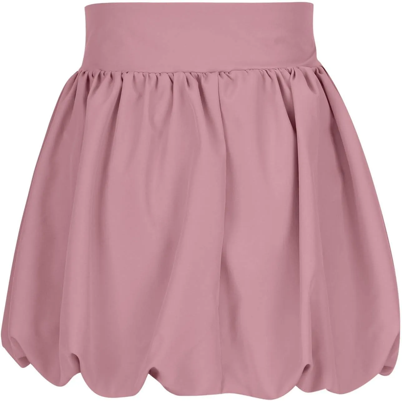 Women Y2K Bubble Skirt High Waist Ruffle Hem A Line Pleated Mini Short Cute Puffy Skirts Streetwear