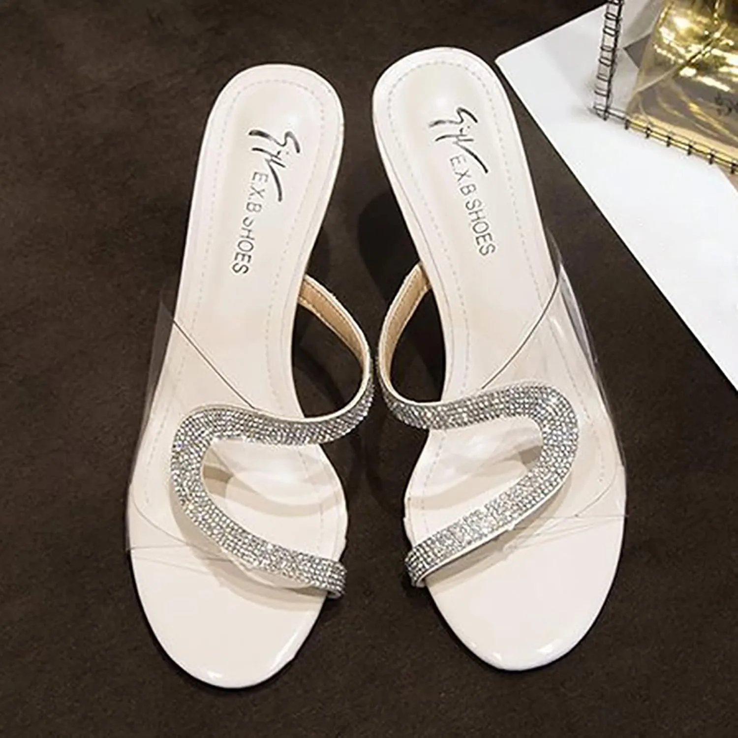 Women's Heels Pumps Women's Summer Korean Version Fish Mouth Casual Thin Heel High Heel Sandals