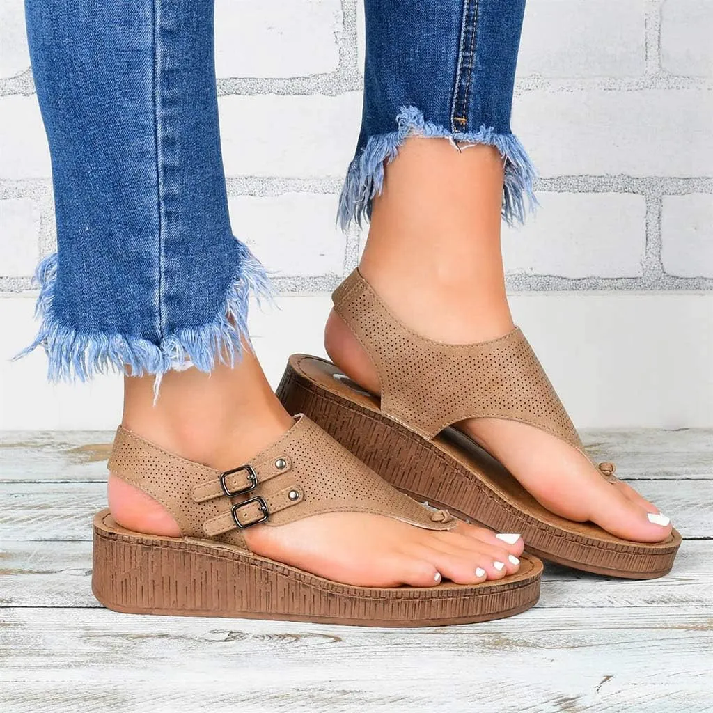 Womens Orthopedic Dressy Summer Sandals Orthopedic Women Shoes Black Silver Wedge Sandals for Women Dressy Comfortable Womens Shoes with Arch Support Chunky Heel Sandals Platform Wedge Sandals