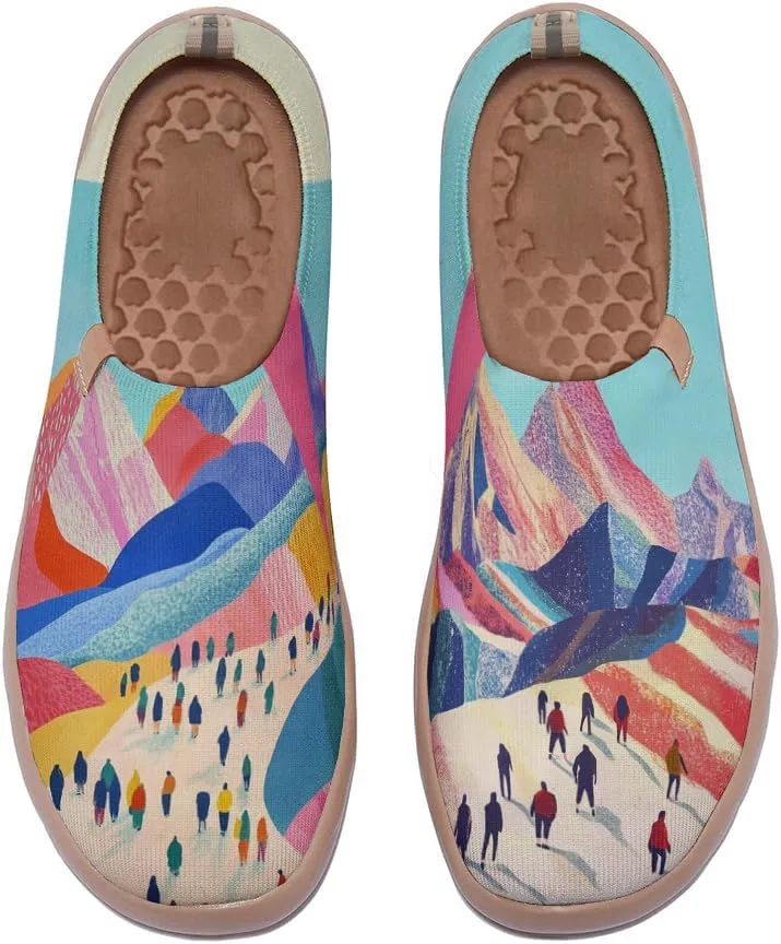 Women's Outdoor Sports Hiking Casual Shoes Travel Shoes Fashion Knitted Multi-Color Series Loafers