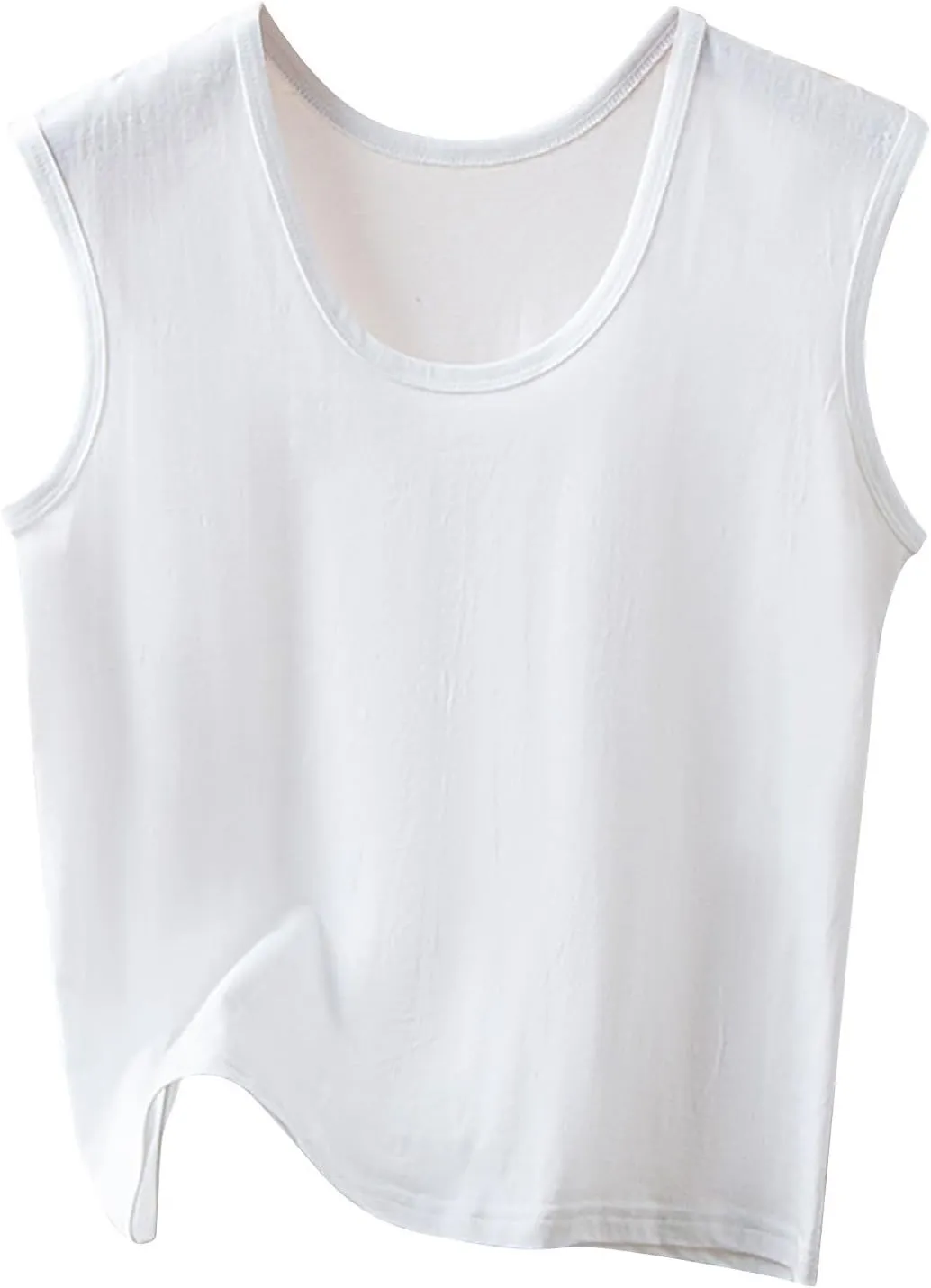 Womens Tank Tops Loose Fit Casual Basic Pajama Tank Tops Summer Round Neck Sleeveless Tees Comfy Print Camisole